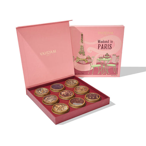 Vahdam Tea Weekend In Paris Gift Set 9 Teas